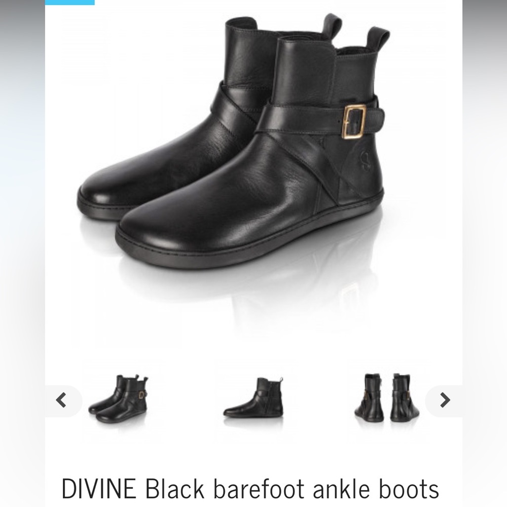 Shapen barefoot zero drop ankle boots. EU 39. Gently worn.